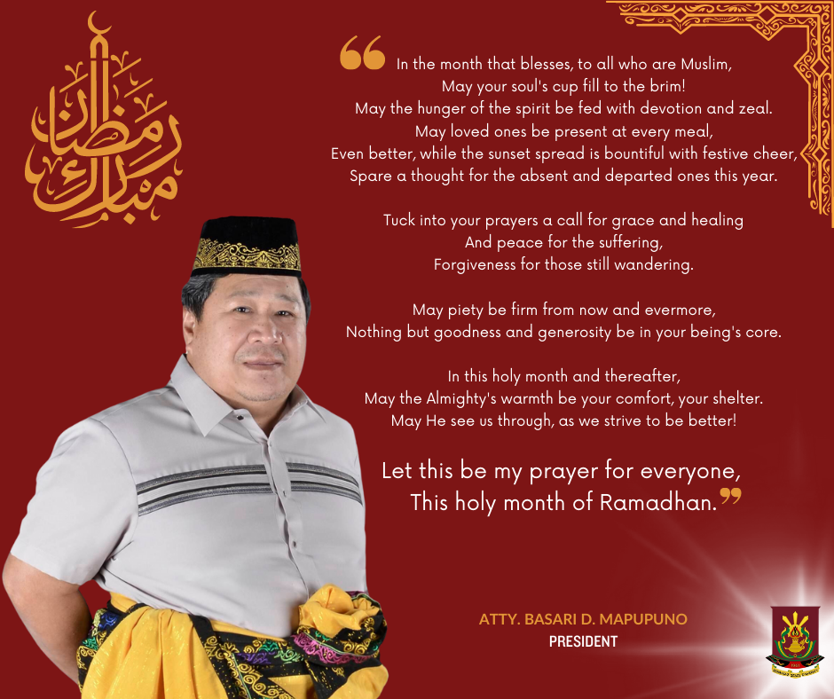 Ramadan 2023 Greetings of Pres. Mapupuno