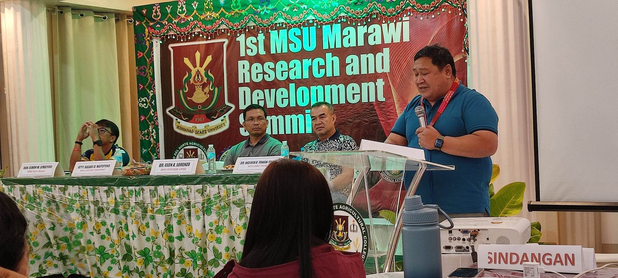 1st MSU Marawi R&D Summit Photo