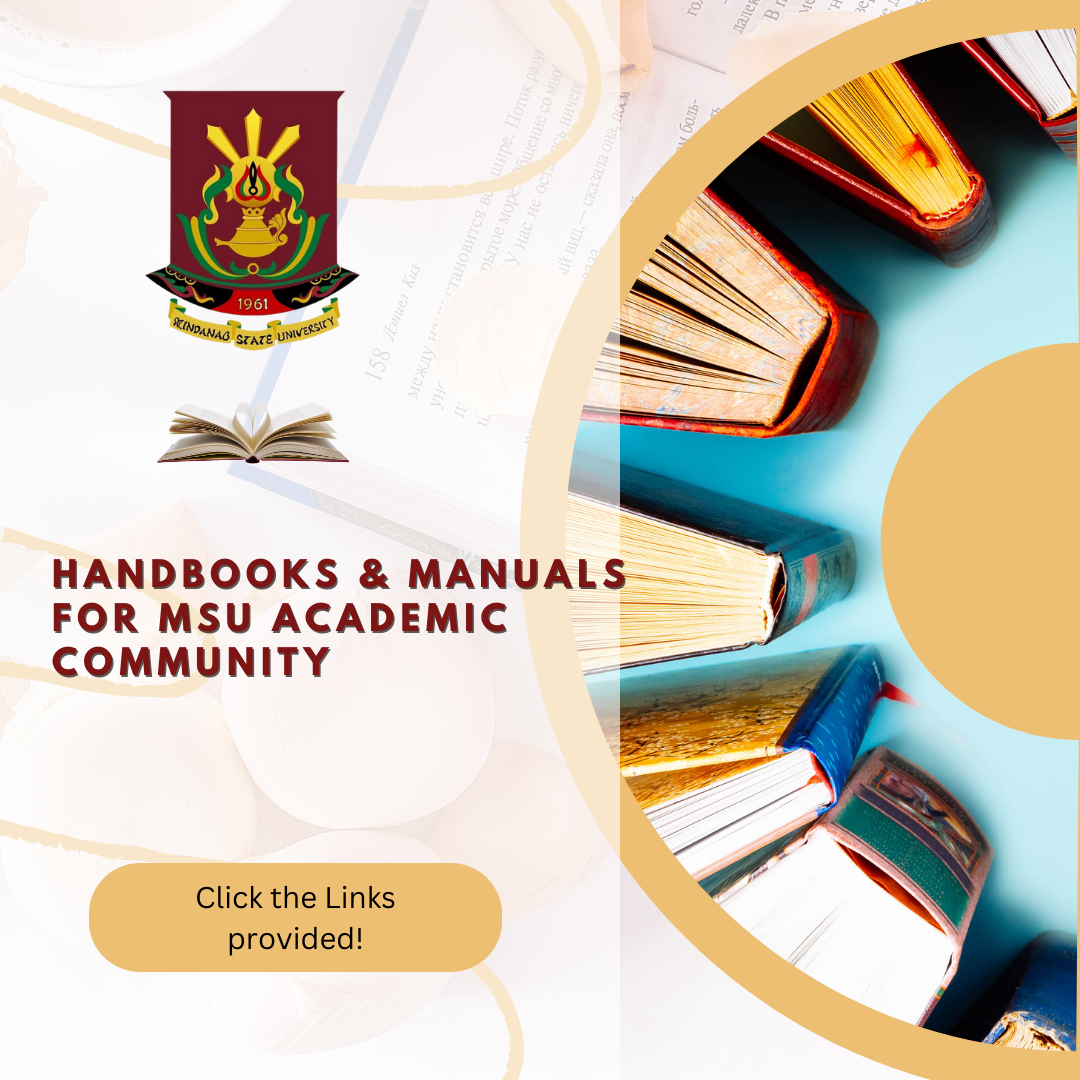 Handbooks & Manuals for MSU Academic Community Cover Photo