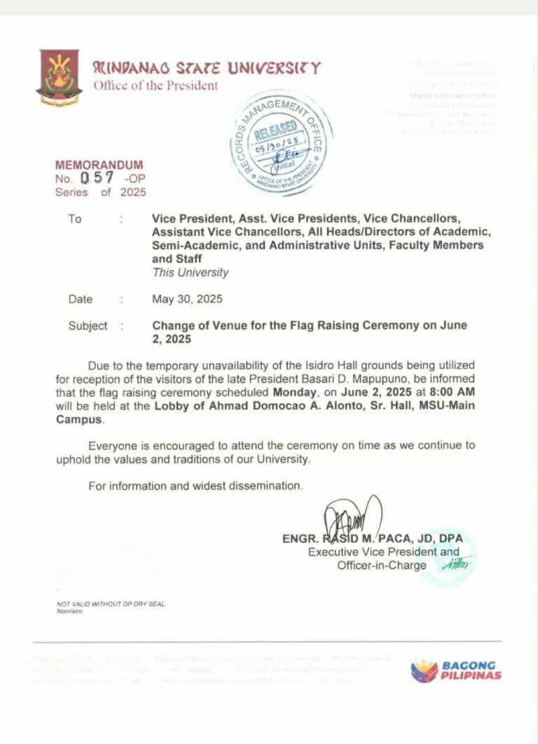 Memo 057-OP S. 2025
