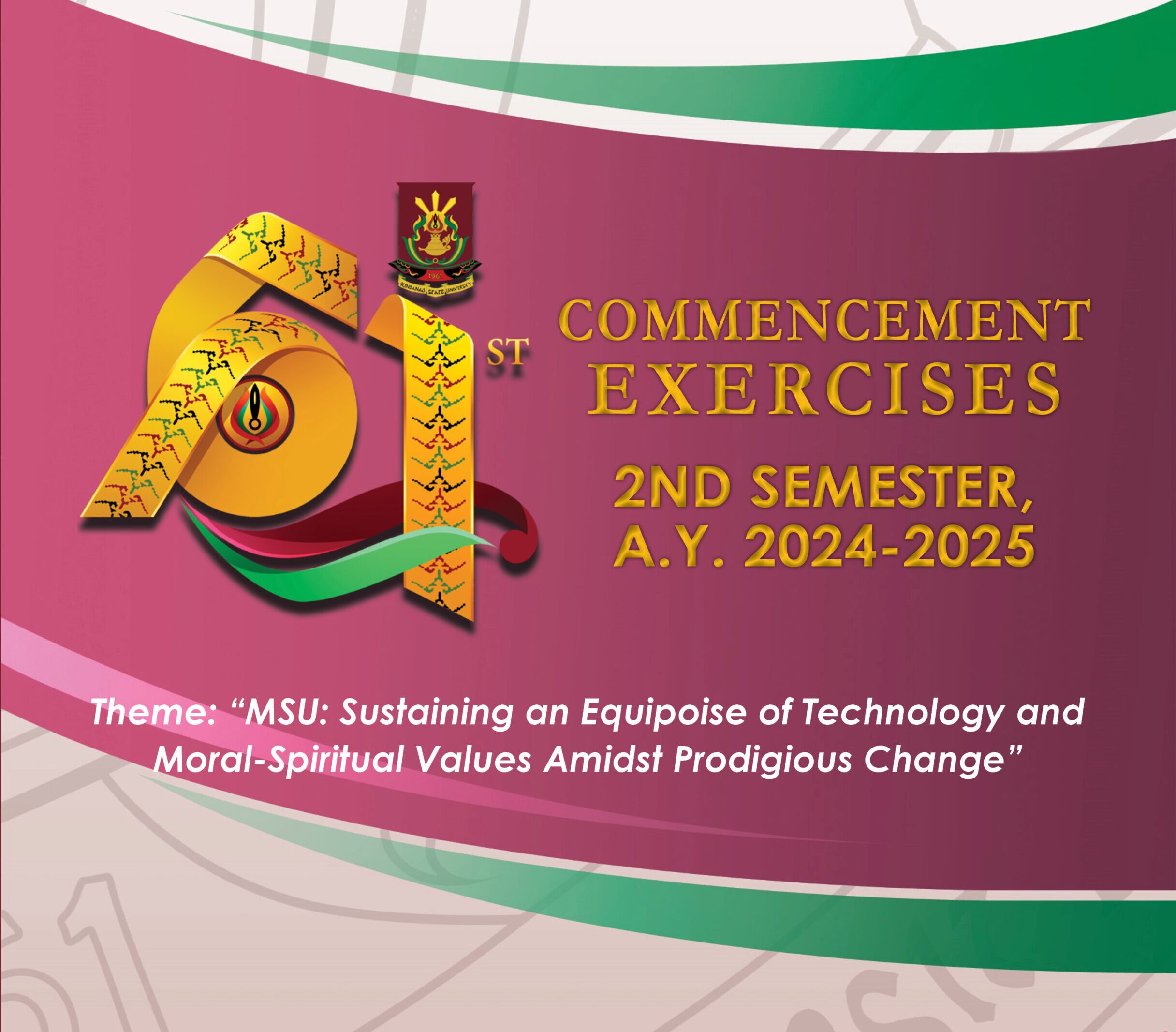 61st CE 2nd Sem Cover Page