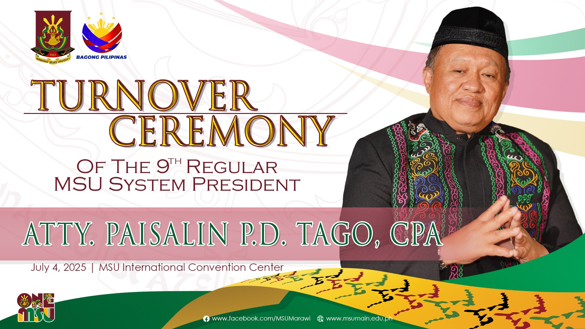 9th MSUS President Turnover Ceremony Cover