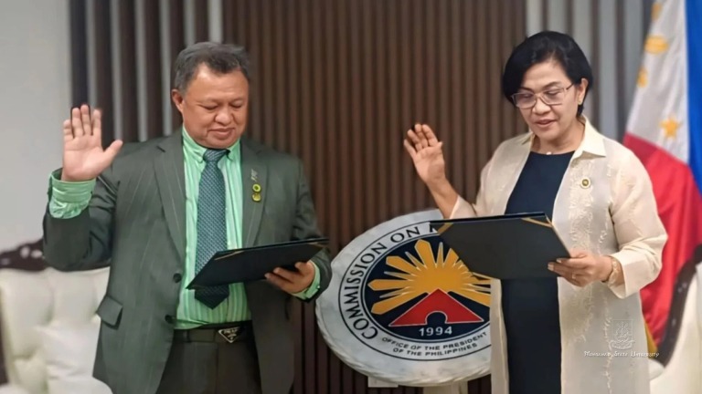 The 9th MSU System Regular President Oath Taking at CHED Photo