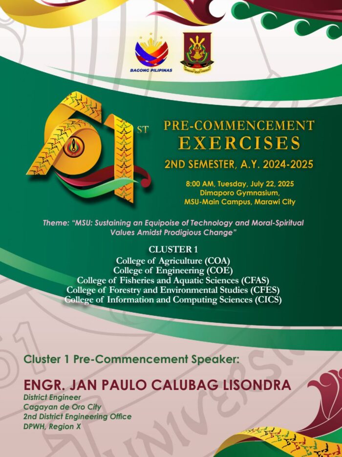 Pre-Com 61st CE 2nd Sem 2024-2025 Cluster 1 Cover