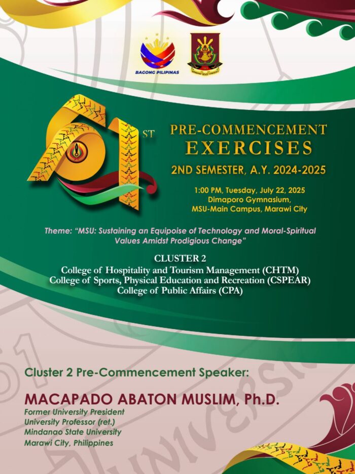 Pre-Com 61st CE 2nd Sem 2024-2025 Cluster 2 Cover