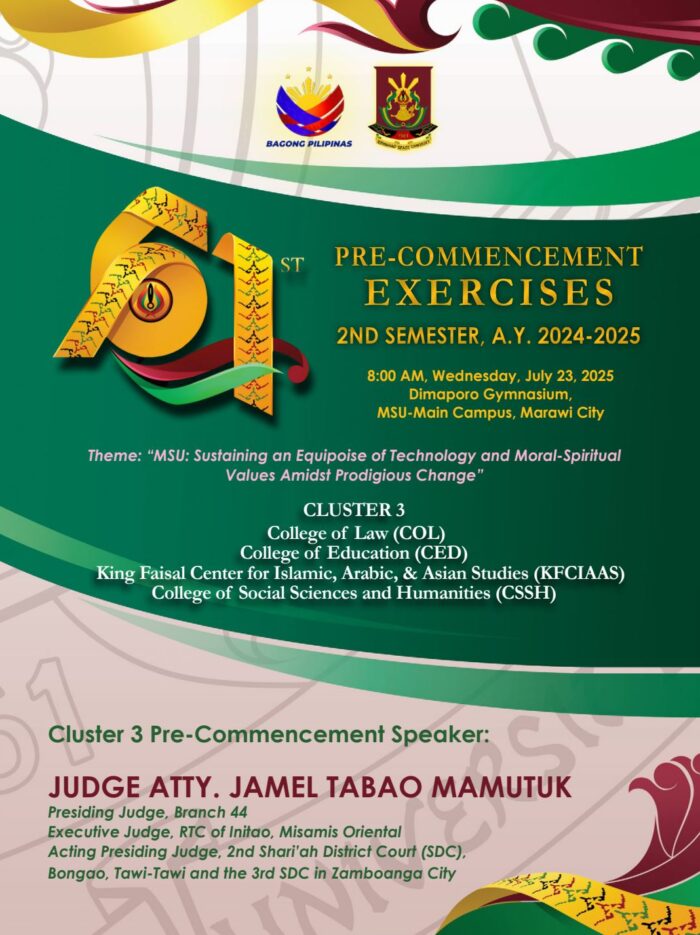 Pre-Com 61st CE 2nd Sem 2024-2025 Cluster 3 Cover