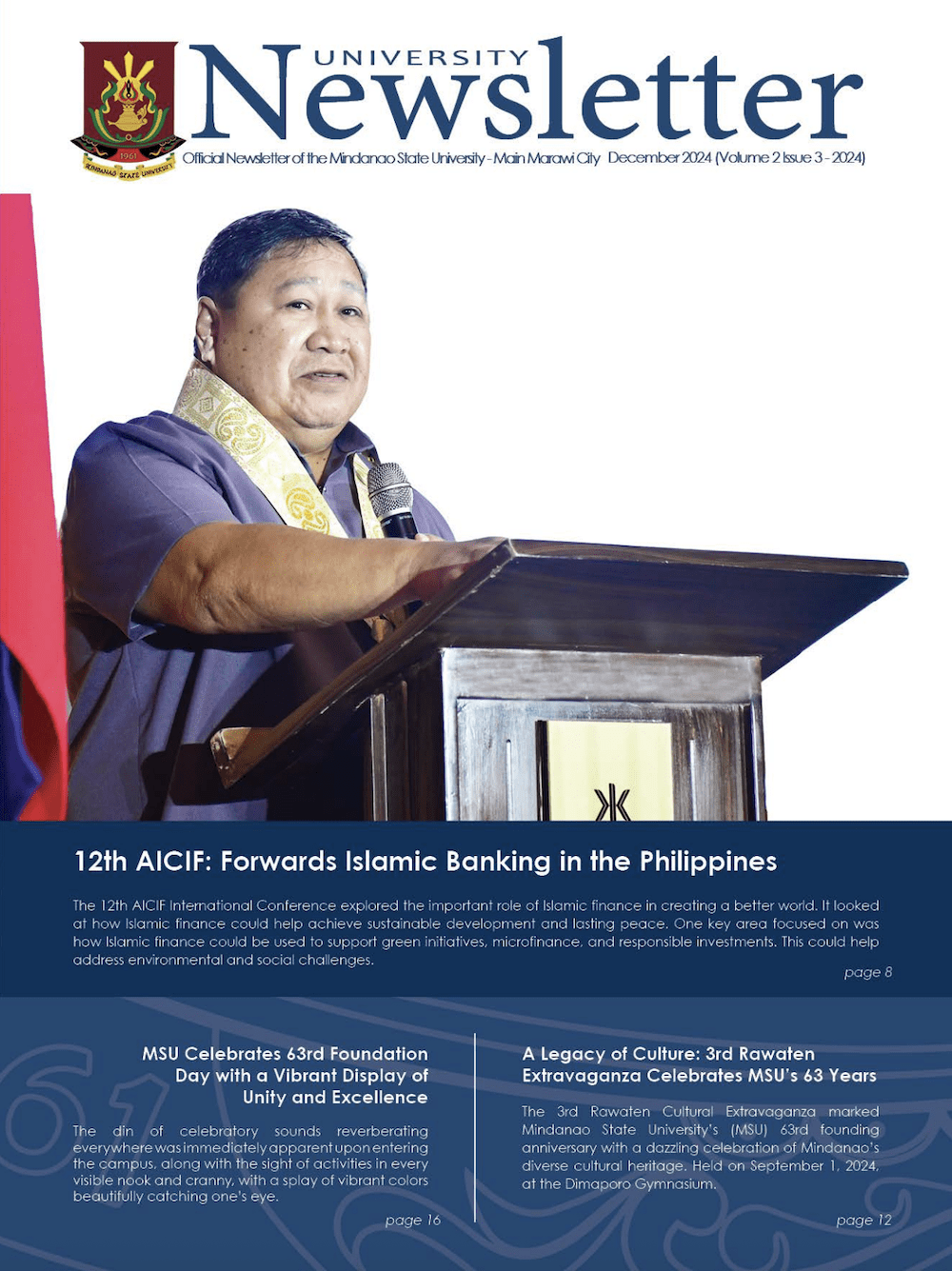 University Newsletter Thumbnail
