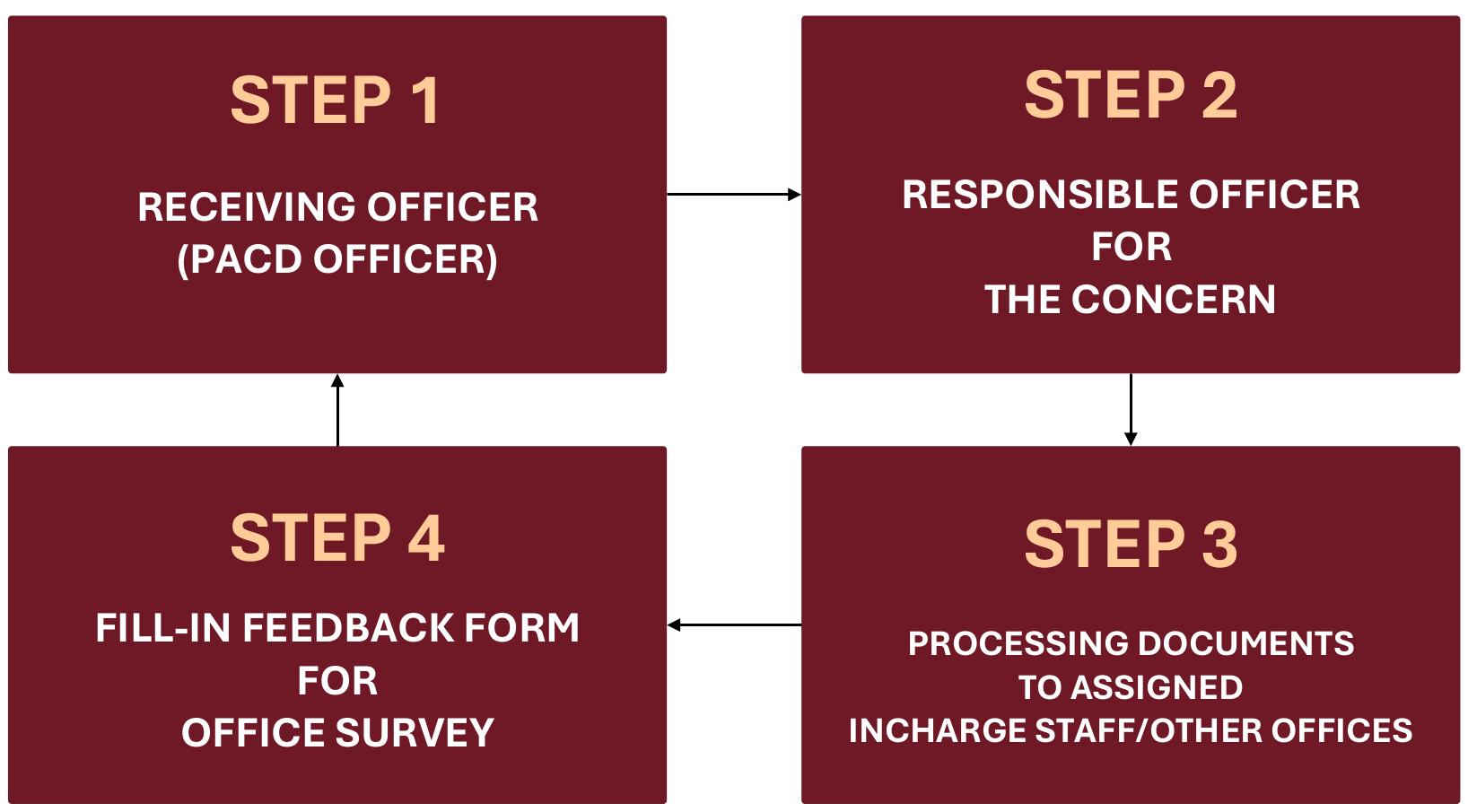 Process Flow Chart for Scholarship Center