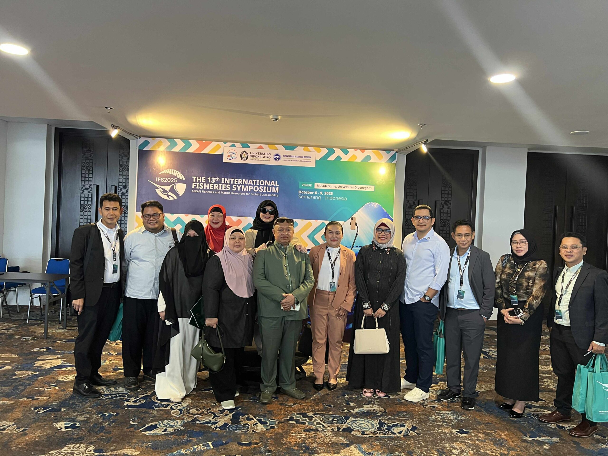 ARRIVAL OF THE DELEGATION at SEMARANG, INDONESIA