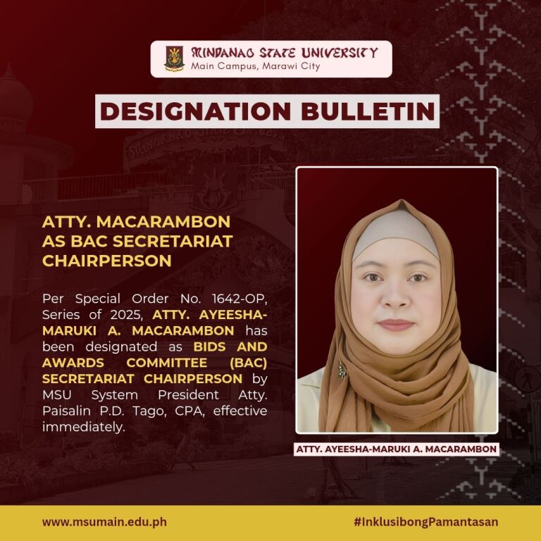 Designation Bulletin