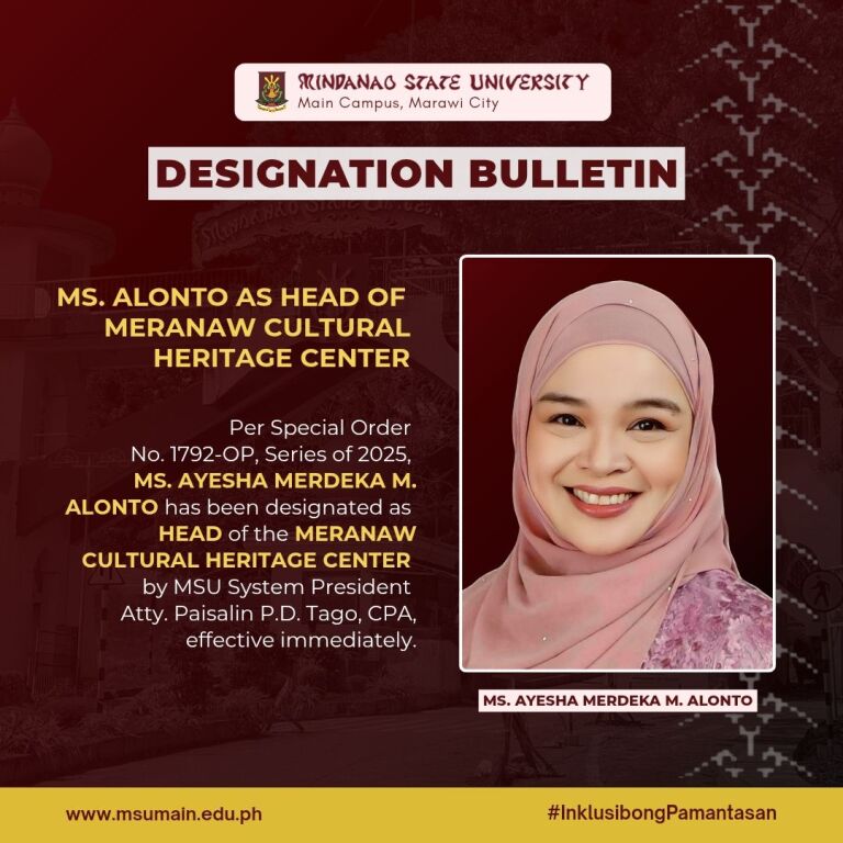 Designation Bulletin