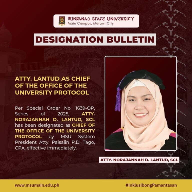 Designation Bulletin