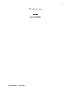 OVCAA Handbook 2020