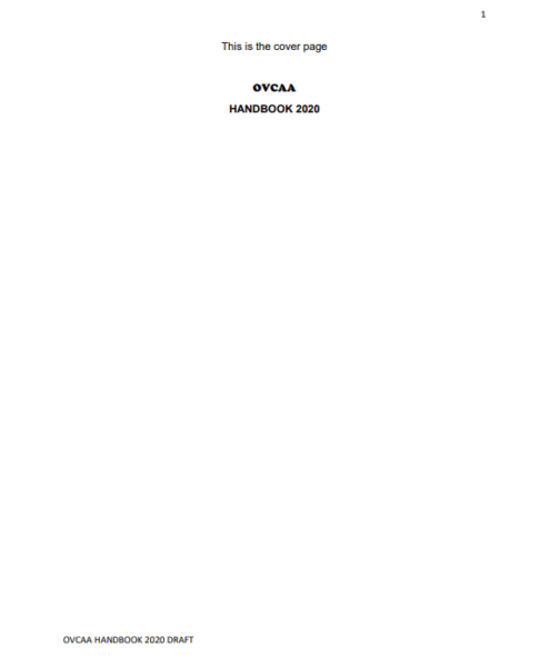 OVCAA Handbook 2020