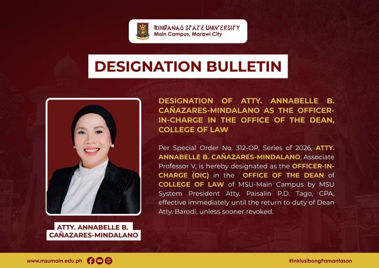 Designation Bulletin