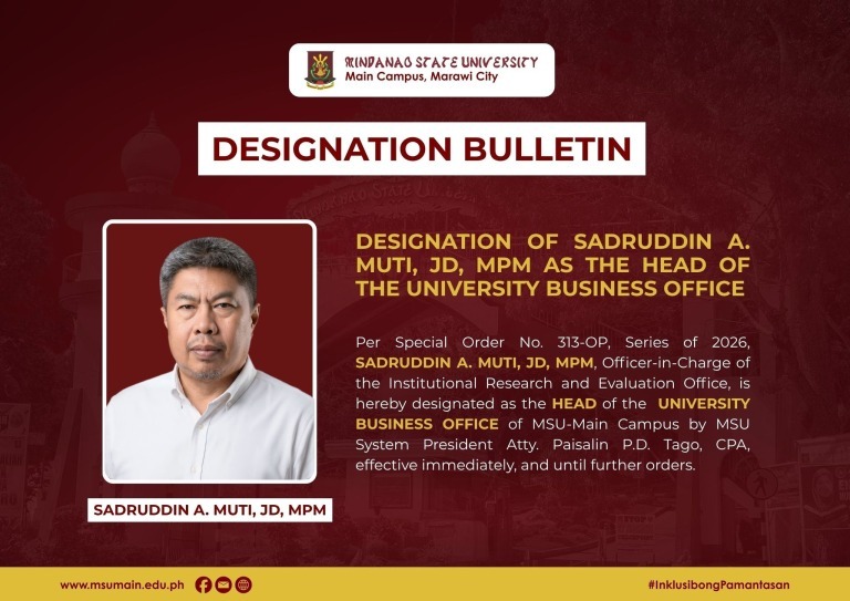 Designation Bulletin