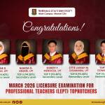 March 2026 LEPT Topnotchers